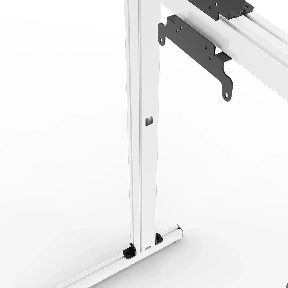 SIMGASM | Apex Free standing triple monitor stand vesa 75/200 - White
