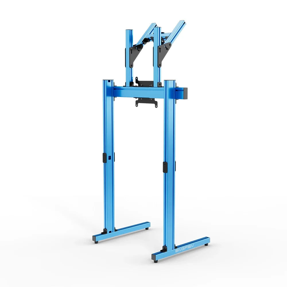 SIMGASM | Apex Free Standing Double Monitor Stand VESA 75/200 - Blue