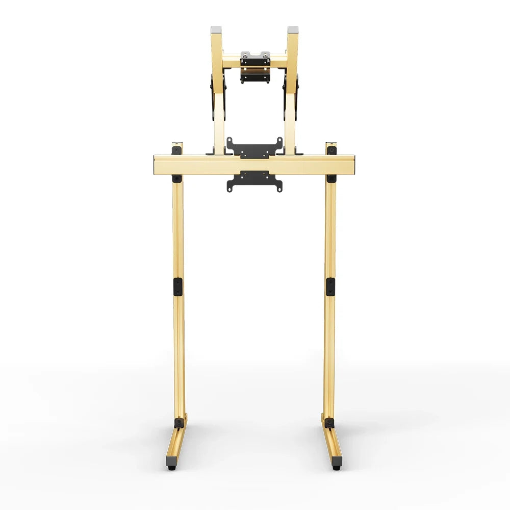 SIMGASM | Apex Free Standing Double Monitor Stand VESA 75/200 - Gold