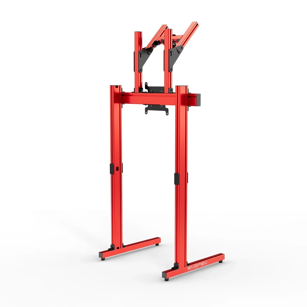 SIMGASM | Apex Free Standing Double Monitor Stand VESA 75/200 - Red