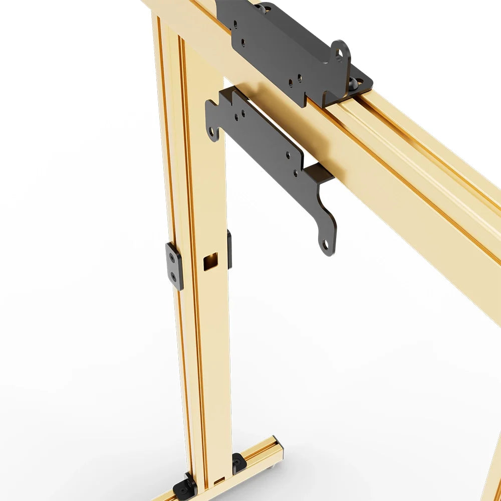 SIMGASM | Apex Free Standing Single Monitor Stand VESA 75/200 - Gold