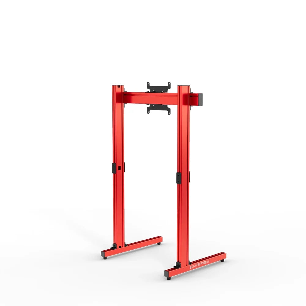 SIMGASM | Apex Free Standing Single Monitor Stand VESA 75/200 - Red