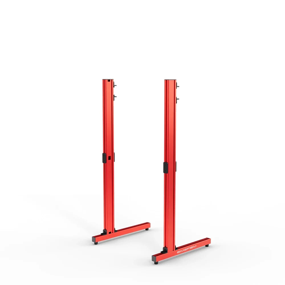 SIMGASM | Apex Freestanding Monitor Stand Support Legs Set - Red