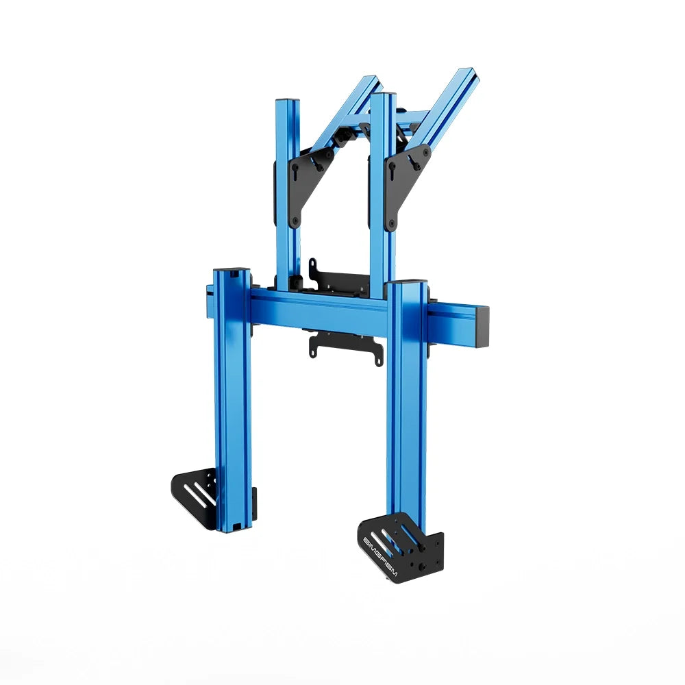 SIMGASM | Apex Integrated Double Monitor Stand VESA 75/200 - Blue