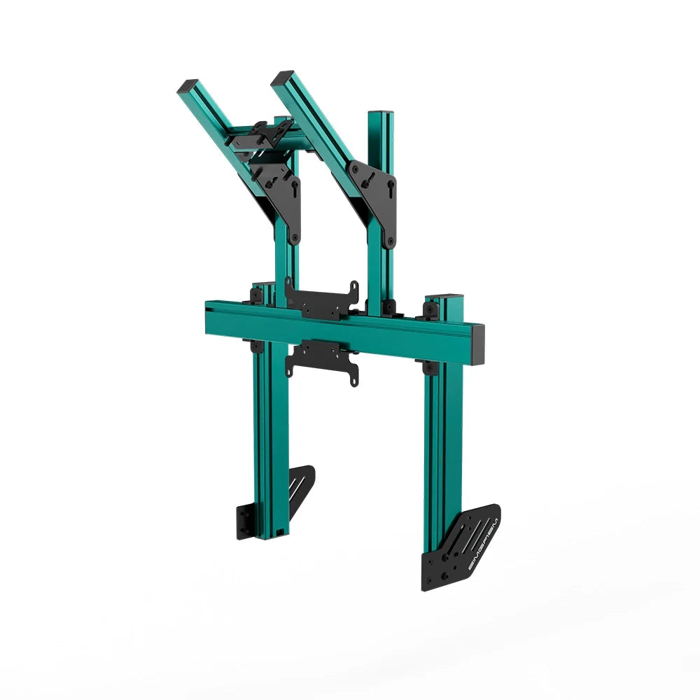 SIMGASM | Apex Integrated Double Monitor Stand VESA 75/200 - Green