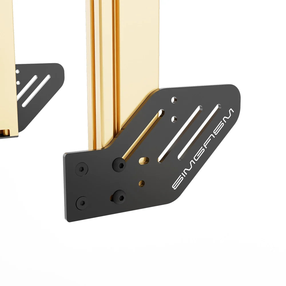 SIMGASM | Apex Integrated Single Monitor Stand VESA 75/200 - Gold