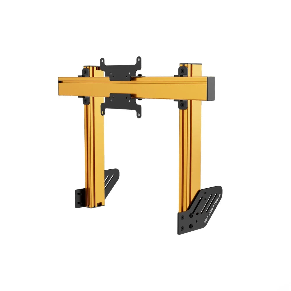 SIMGASM | Apex Integrated Single Monitor Stand VESA 75/200 - Orange