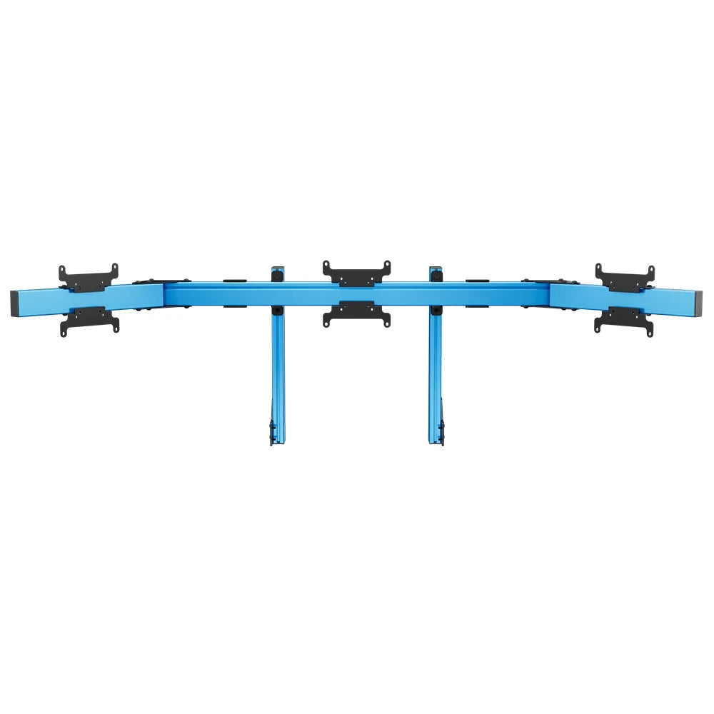 SIMGASM | Apex Integrated Triple Monitor Stand VESA 75/200 - Blue