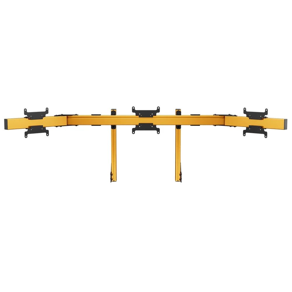 SIMGASM | Apex Integrated Triple Monitor Stand VESA 75/200 - Orange