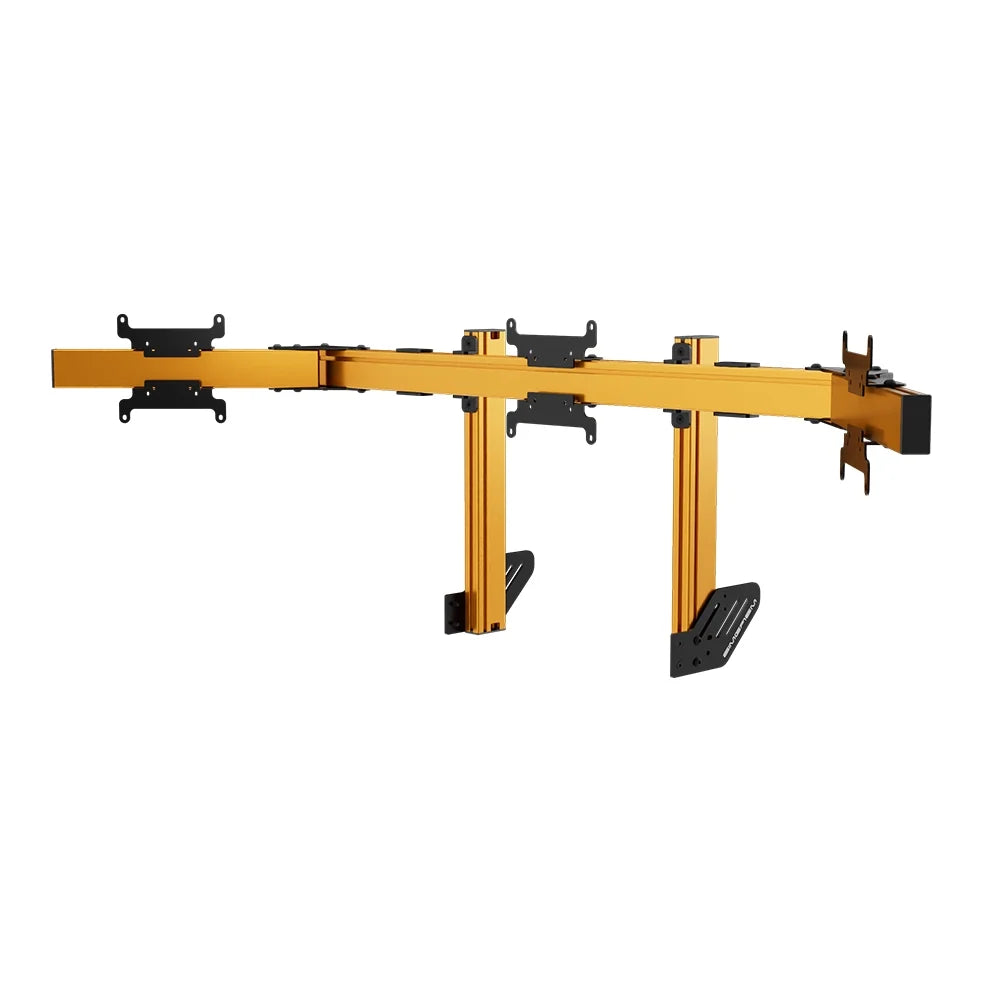 SIMGASM | Apex Integrated Triple Monitor Stand VESA 75/200 - Orange