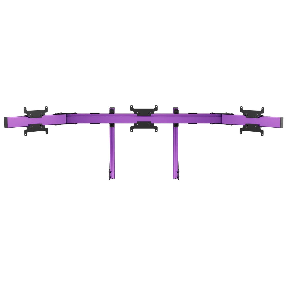 SIMGASM | Apex Integrated Triple Monitor Stand VESA 75/200 - Purple