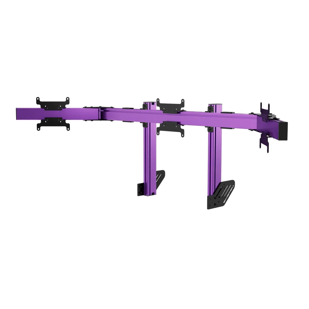 SIMGASM | Apex Integrated Triple Monitor Stand VESA 75/200 - Purple