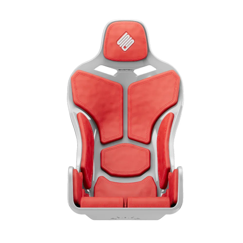 SIMGASM | Atlas Sim Racing Seat Formula - White - Red