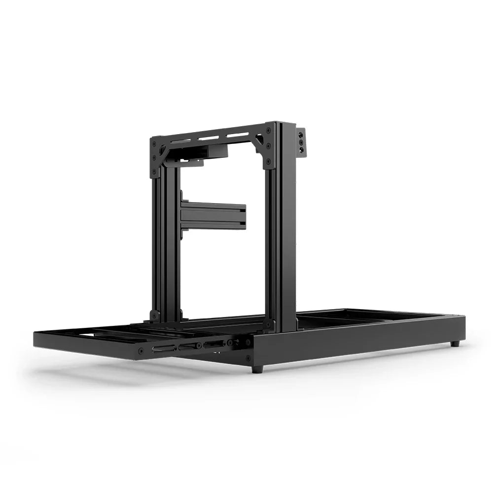 SIMGASM | Club Aluminum Sim Racing Cockpit - Black - Bottom Mount