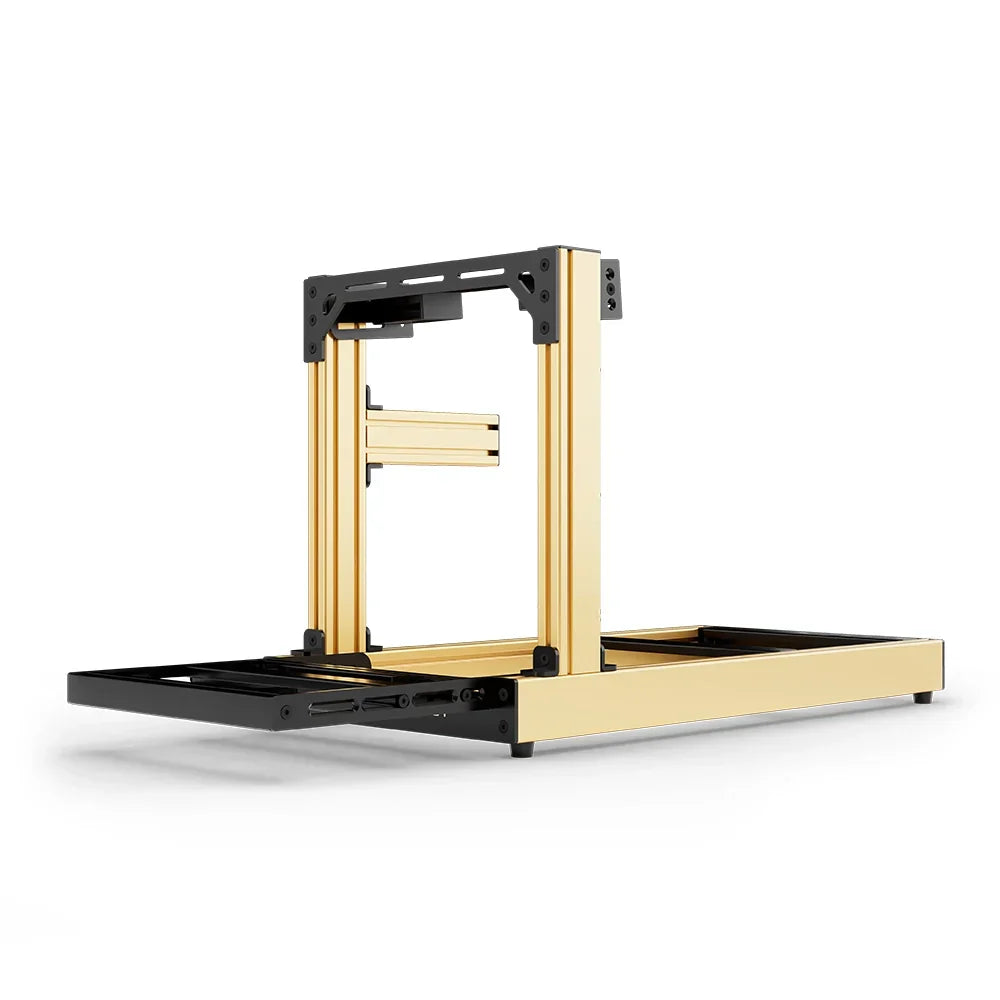 SIMGASM | Club Aluminum Sim Racing Cockpit - Gold - Bottom Mount