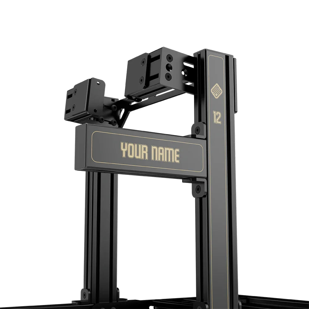 SIMGASM | Club Aluminum Sim Racing Cockpit - JPS - Side Mount / Add Text & Number