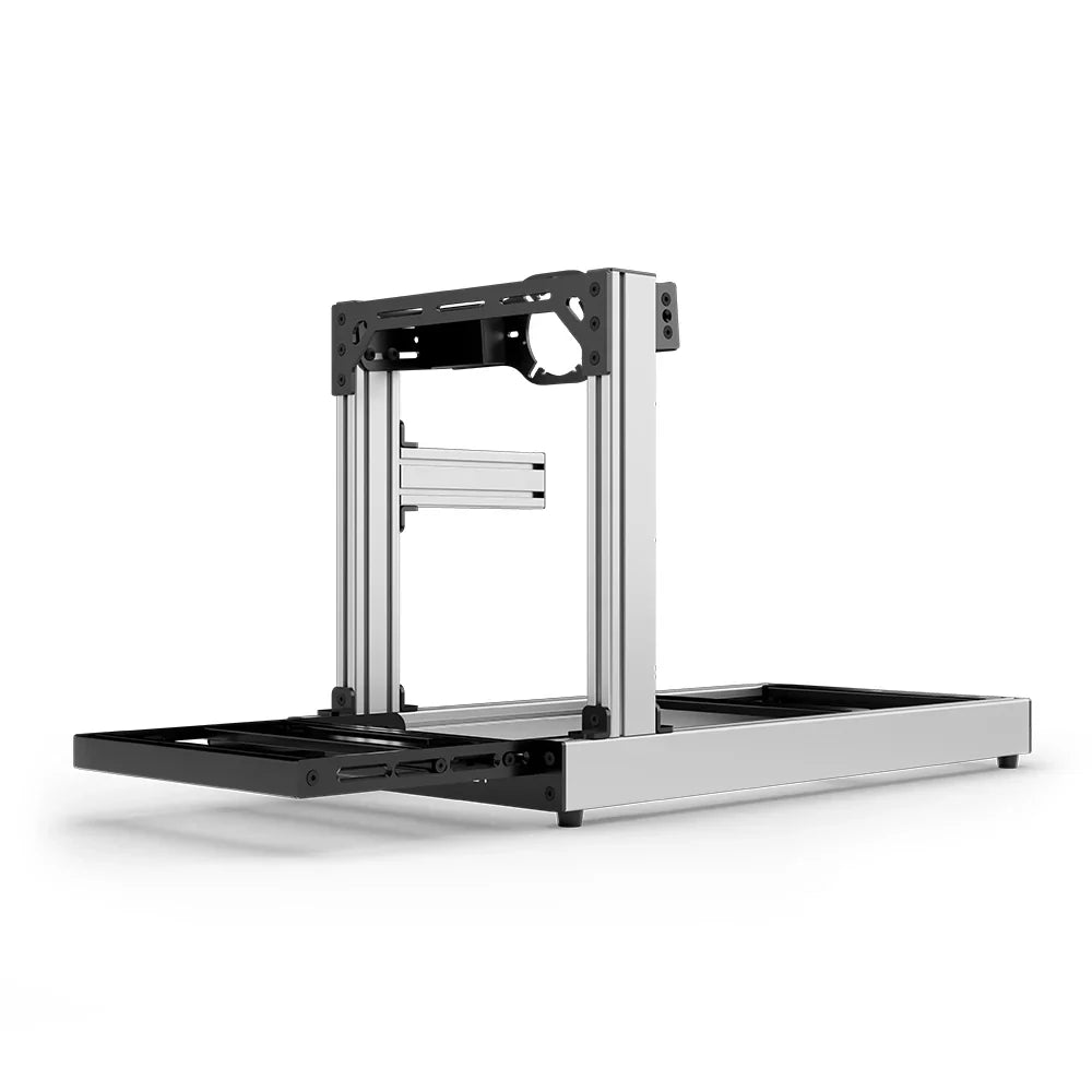 SIMGASM | Club Aluminum Sim Racing Cockpit - Silver - Front Mount