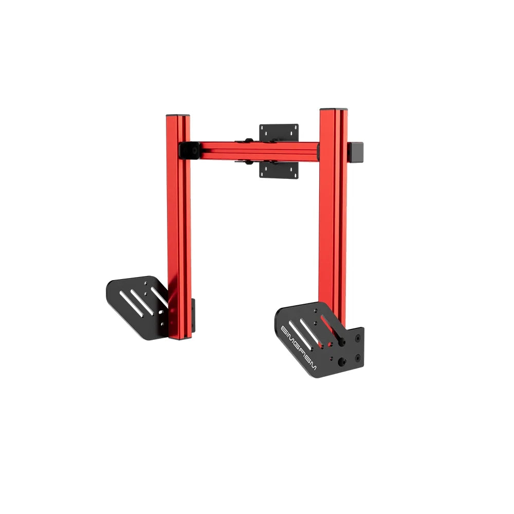 SIMGASM | Core Integrated Single Monitor Stand VESA 75/100 - Red