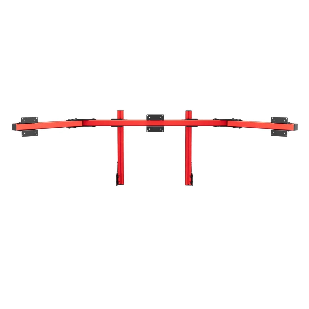 SIMGASM | Core Integrated Triple Monitor Stand VESA 75/100 - Red