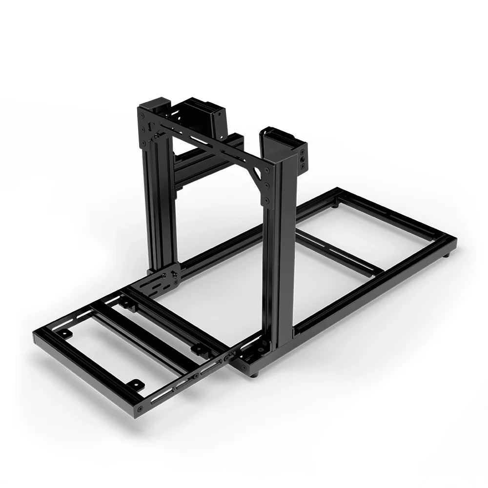 SIMGASM | Hobby Aluminum Sim Racing Cockpit - Black - Side Mount