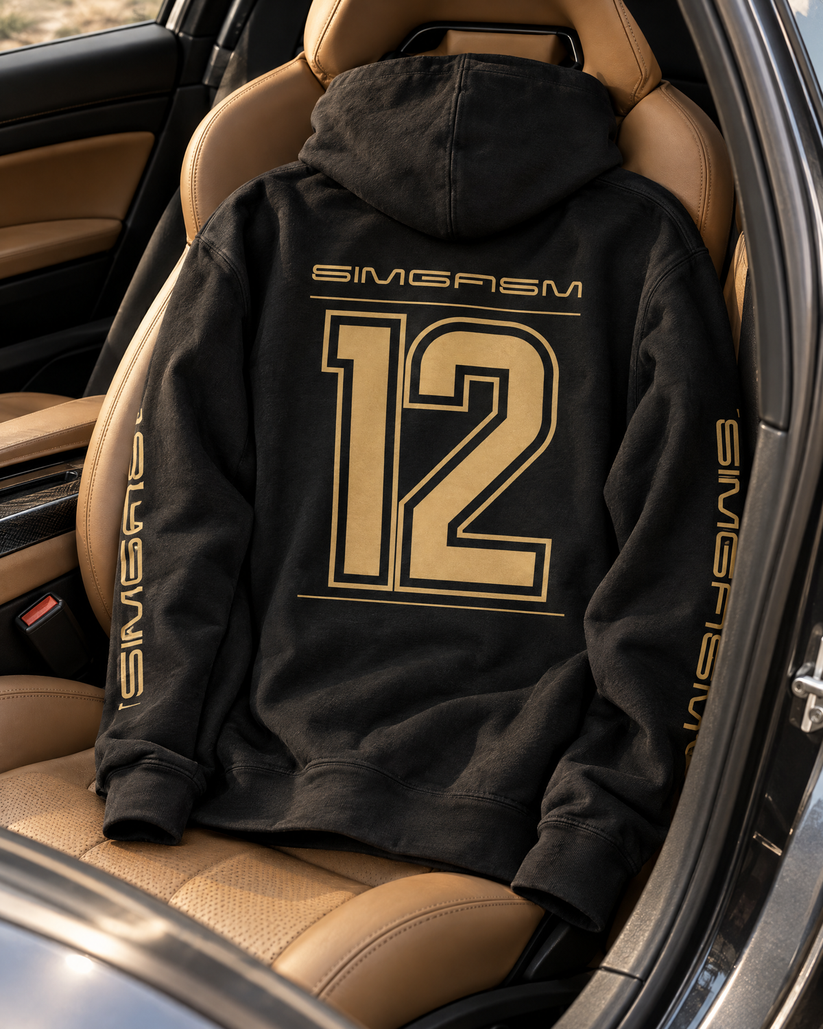 SIMGASM | JPS Hoodie - Black