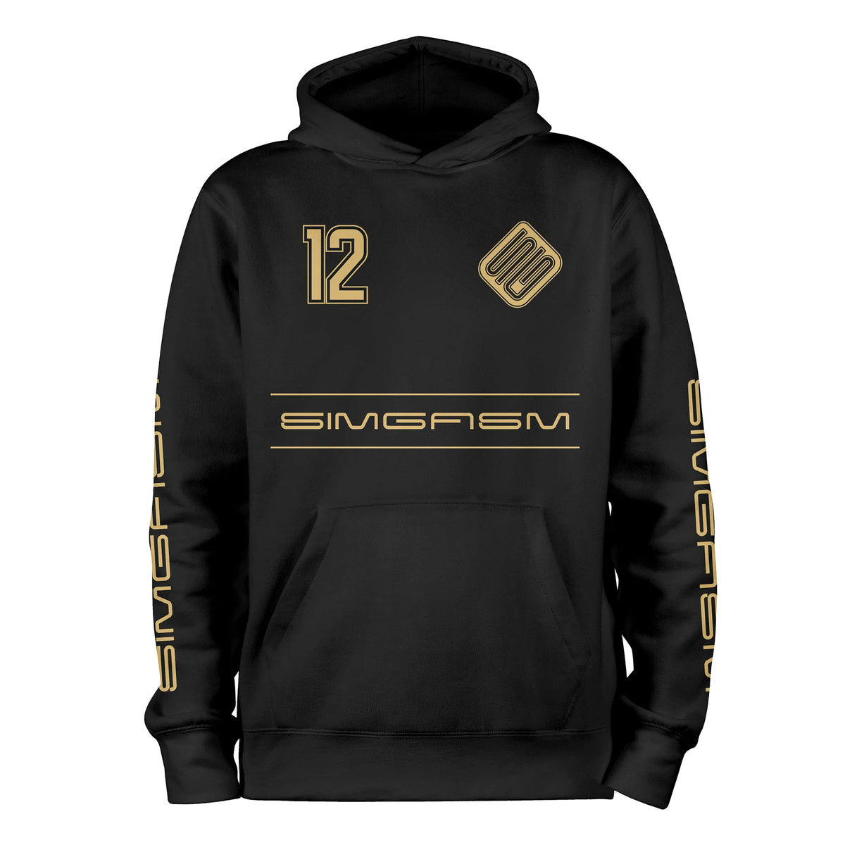 SIMGASM | JPS Hoodie - Black