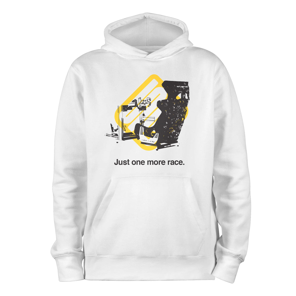 SIMGASM | One More Race Hoodie - White