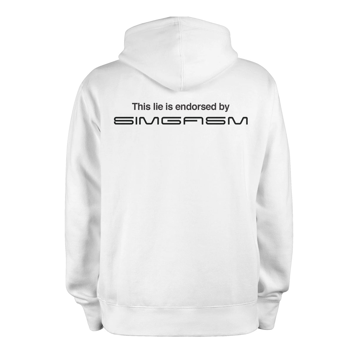 SIMGASM | One More Race Hoodie - White