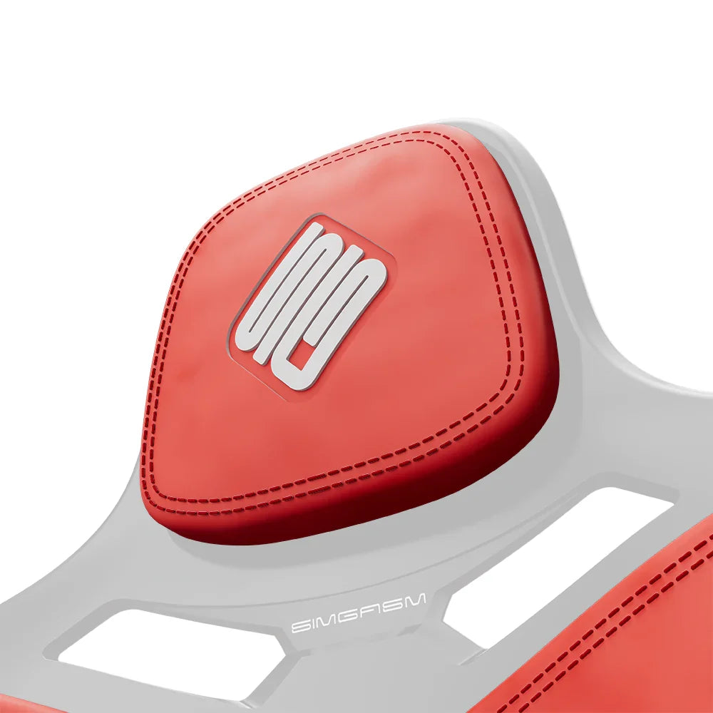 SIMGASM | Seat Cushion Set for Atlas Formula - Red - Seat Cushion