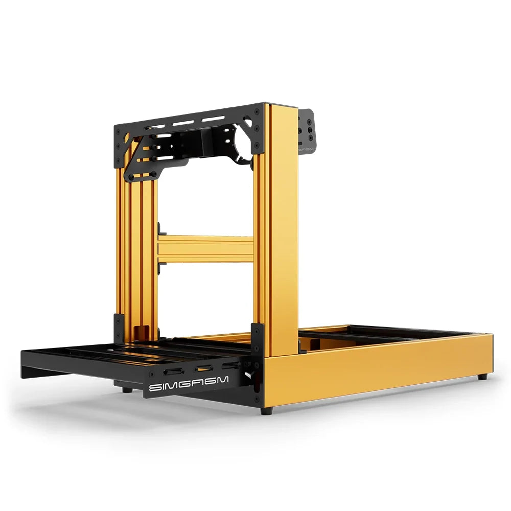 SIMGASM | Sport Aluminum Sim Racing Cockpit - Orange
