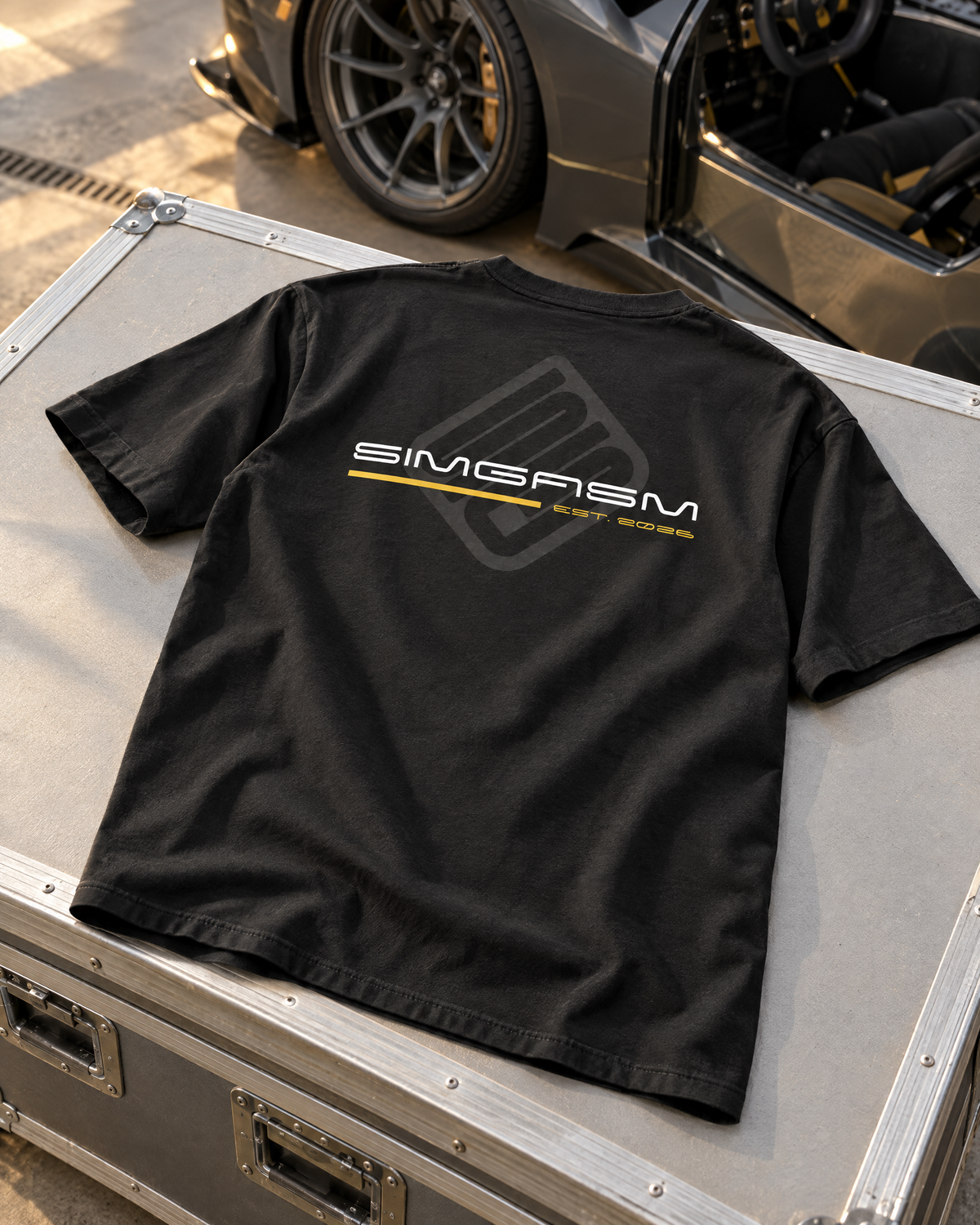 SIMGASM | Clean T-Shirt - Black