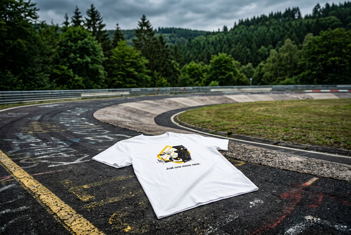 SIMGASM | One More Race T-Shirt - White