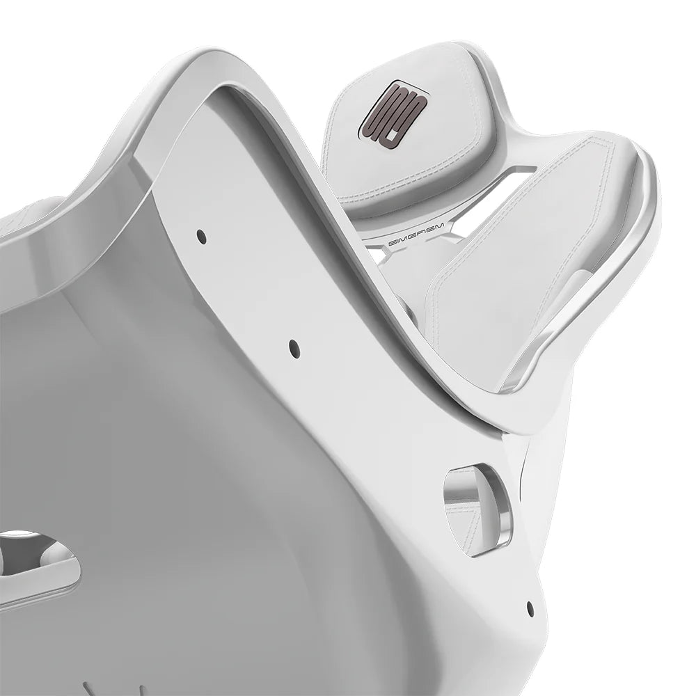 SIMGASM | Atlas Formula - White | Sim Racing Seat