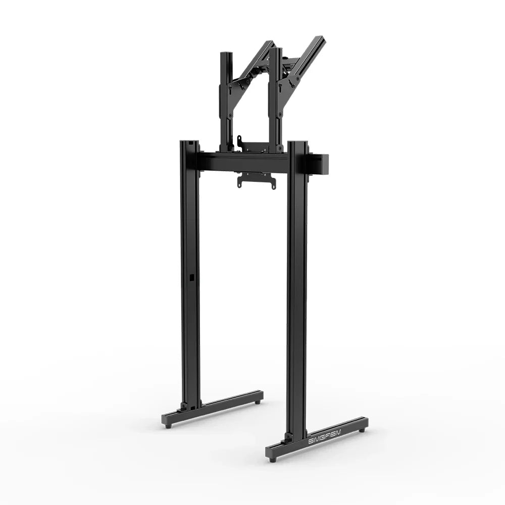SIMGASM | Apex Free standing double monitor stand vesa 75/200 - Black