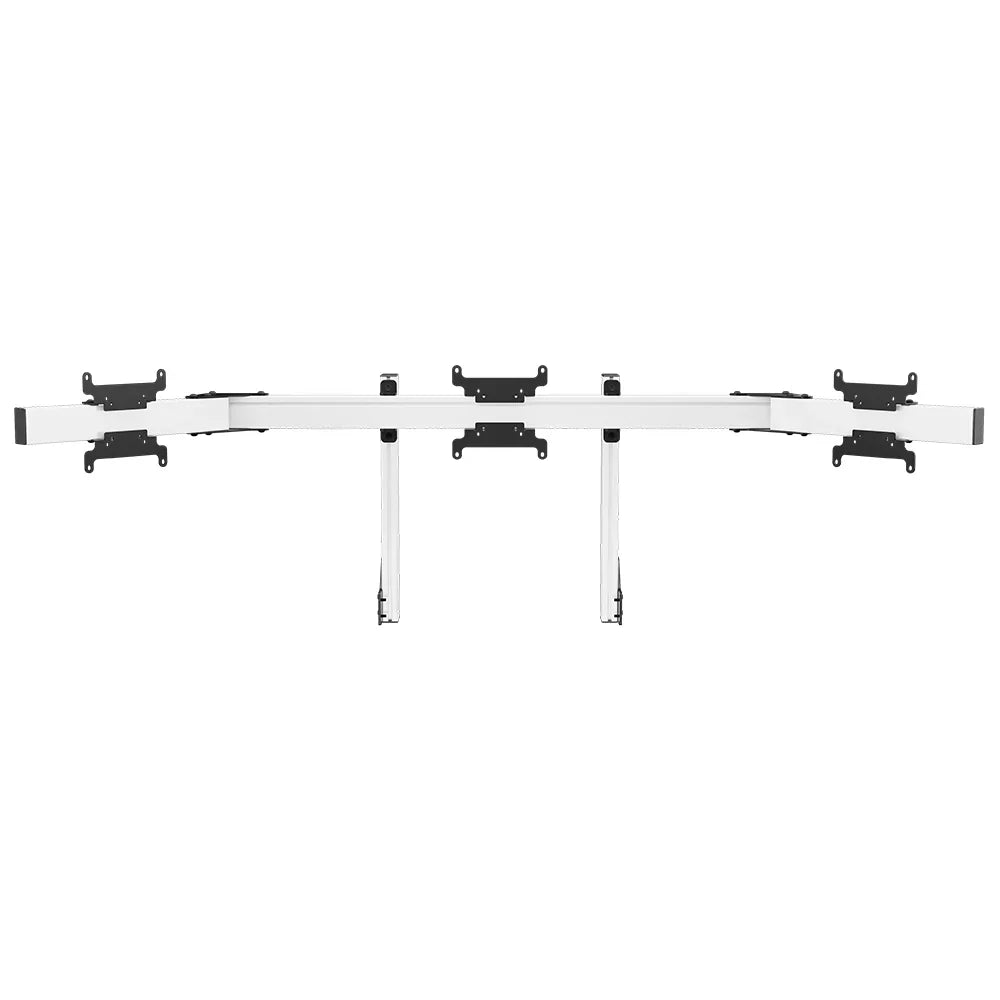 SIMGASM | Apex Integrated triple monitor stand Vesa 75/200  - White