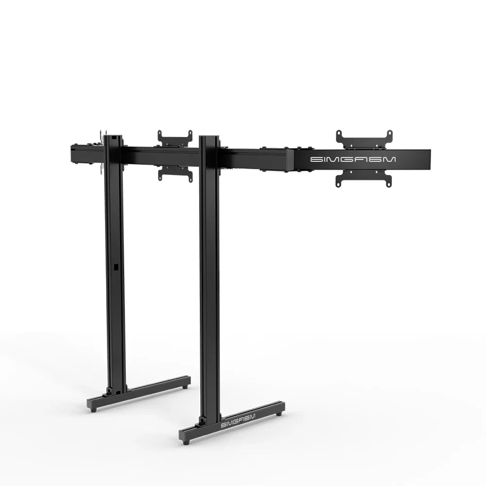 SIMGASM | Apex Free standing triple monitor stand vesa 75/200- Black