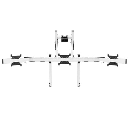 SIMGASM | Apex  Integrated quad monitor stand Vesa 75/200
