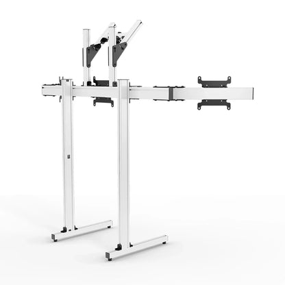 SIMGASM | Apex Free standing quad monitor stand vesa 75/200 - White