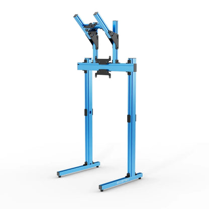 SIMGASM | Apex Free Standing Double Monitor Stand VESA 75/200 - Blue