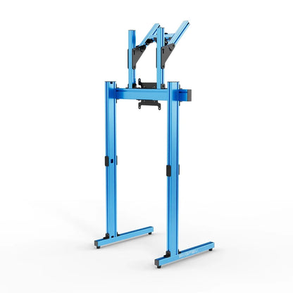 SIMGASM | Apex Free Standing Double Monitor Stand VESA 75/200 - Blue