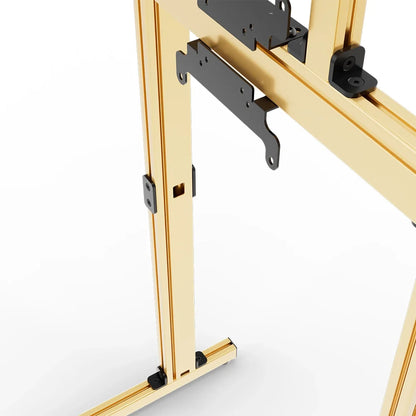 SIMGASM | Apex Free Standing Double Monitor Stand VESA 75/200 - Gold