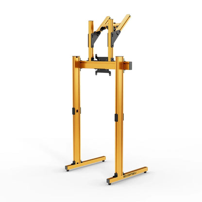 SIMGASM | Apex Free Standing Double Monitor Stand VESA 75/200 - Orange