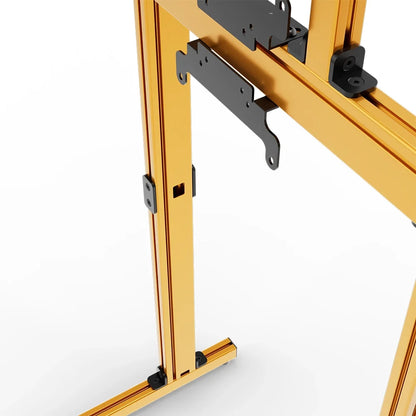 SIMGASM | Apex Free Standing Double Monitor Stand VESA 75/200 - Orange