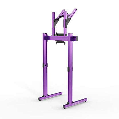 SIMGASM | Apex Free Standing Double Monitor Stand VESA 75/200 - Purple