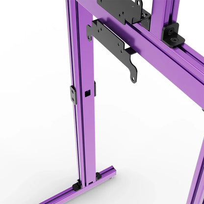 SIMGASM | Apex Free Standing Double Monitor Stand VESA 75/200 - Purple