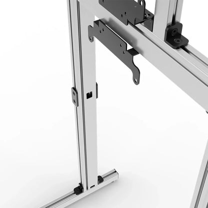 SIMGASM | Apex Free Standing Double Monitor Stand VESA 75/200 - Silver