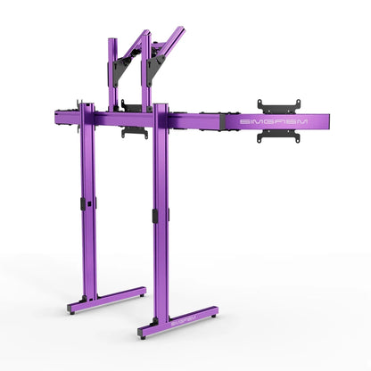 SIMGASM | Apex Free Standing Quad Monitor Stand VESA 75/200 - Purple