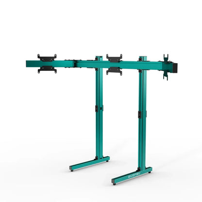 SIMGASM | Apex Free Standing Triple Monitor Stand VESA 75/200 - Green