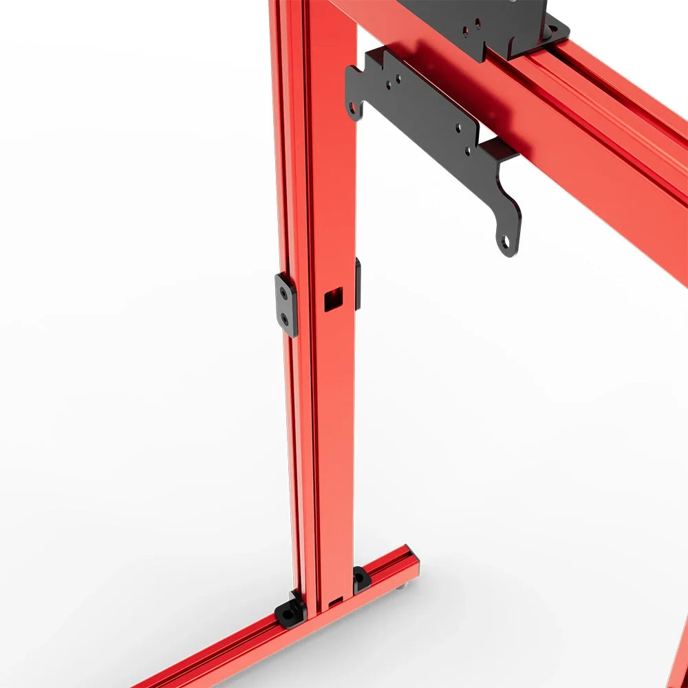 SIMGASM | Apex Free Standing Triple Monitor Stand VESA 75/200 - Red
