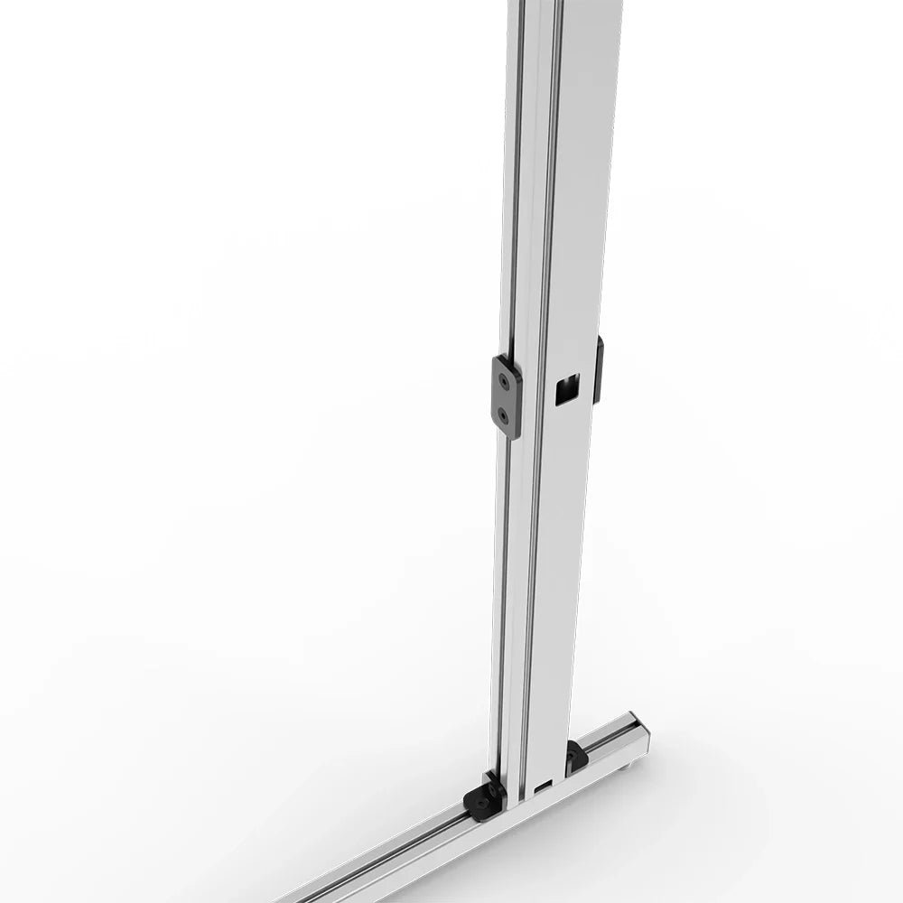SIMGASM | Apex Freestanding Monitor Stand Support Legs Set - Silver